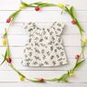Mušelín / dvojitá mačkaná tkanina Květinové snítky | by Poppy – vlněná bílá,  thumbnail number 5