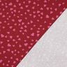 Letní teplákovina Srdíčka | Poppy Fabrics – tmavě červená/pink,  thumbnail number 3