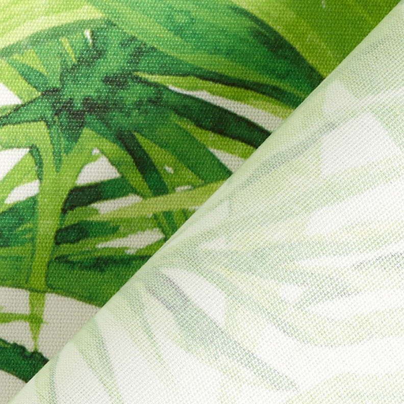 Látka pro venkovní použití Plátno Tropické listy – světle zelená,  image number 4