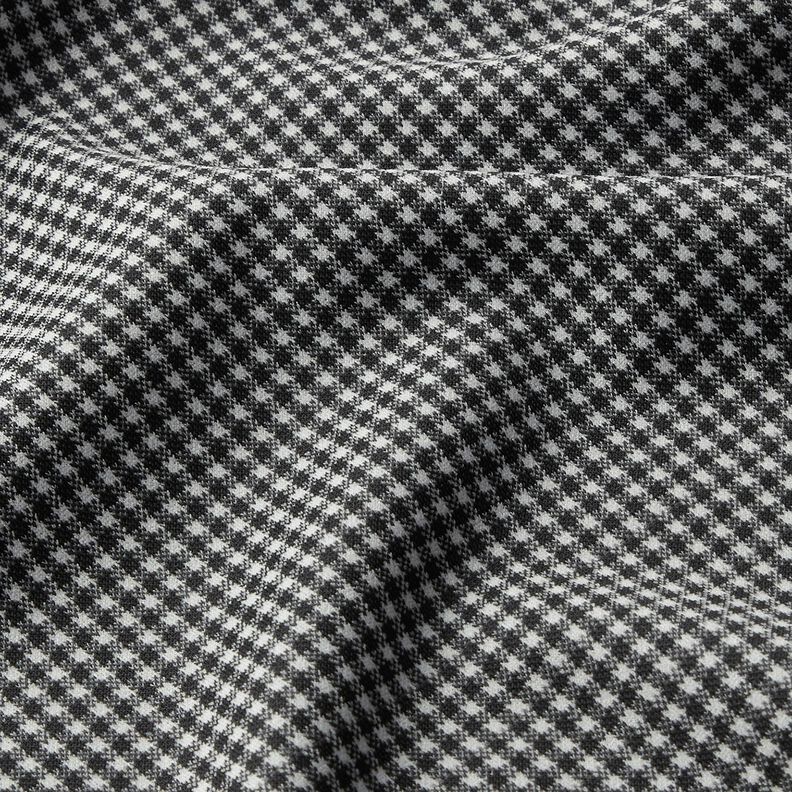 Pletený žakár malá kostka pepita – černá/bílá,  image number 2