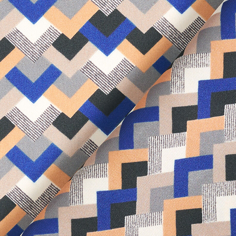 Lehk&yacute; sat&eacute;nov&yacute; retro vzor &ndash; indigov&aacute;/b&eacute;žov&aacute;,  image number 4