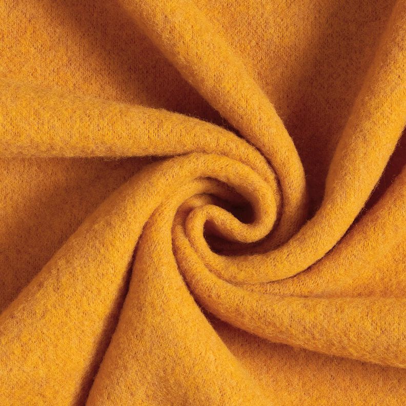 Vlněný fleece z čisté ovčí vlny Jednobarevné provedení – hořčicove žlutá, image number 1