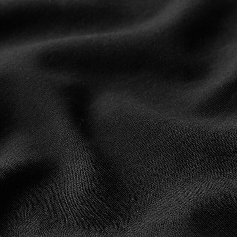 GOTS Interlokový žerzej jednobarevný – černá,  image number 2
