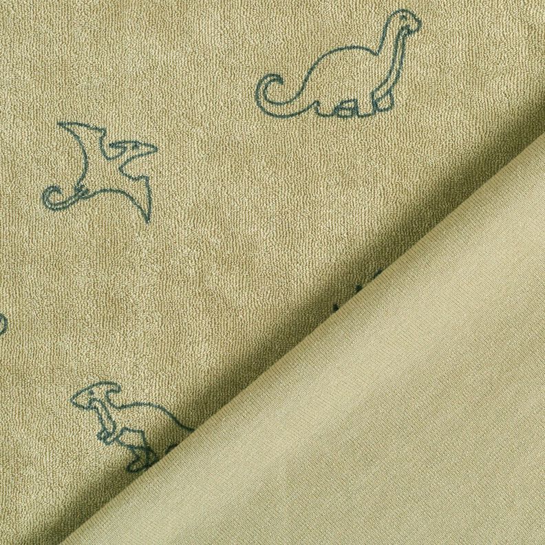 Froté žerzej Dinosauři – šedobéžová,  image number 4