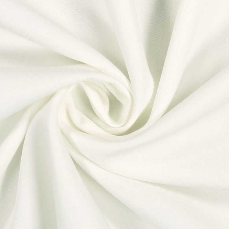 Gabardén pružný v obou směrech – vlněná bílá,  image number 2