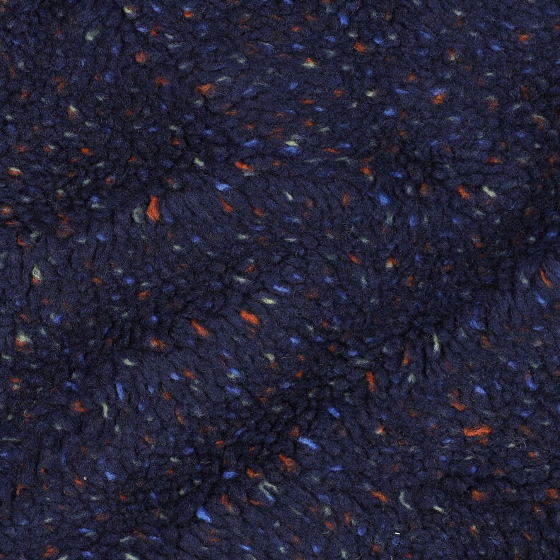 Plyš teddy Tvíd Melír | Poppy Fabrics – namornicka modr, image number 2