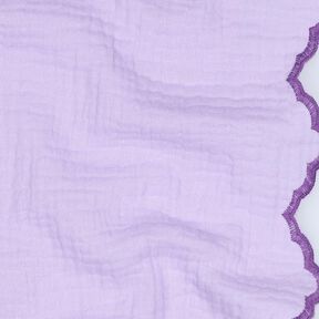 Mušelín / dvojitá mačkaná tkanina Oboustranně zahnutý okraj  | Poppy Fabrics –, 