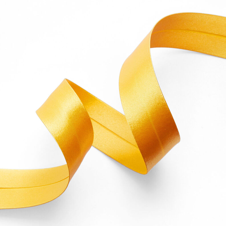 Šikmý proužek Satén [20 mm] – sluníčkově žlutá,  image number 2