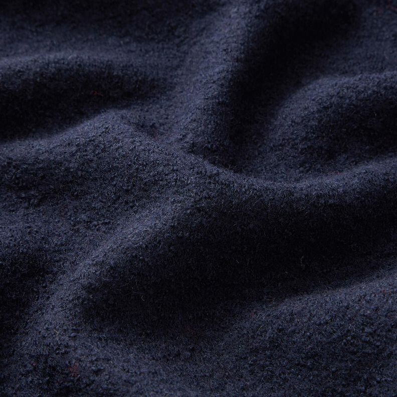 Lehký úplet ze směsi viskózy a vlny – noční modrá,  image number 2