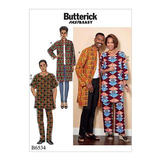 Kabát | Kalhoty | Tunika, Butterick 6534 | 46 - 56, 
