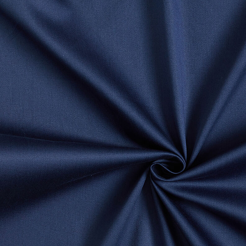 Hladký bavlněný satén – namornicka modr,  image number 1