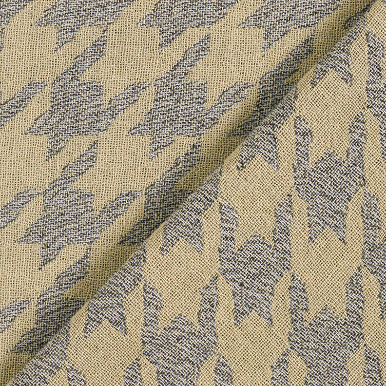 Dvojitá tkanina Velká kohoutí stopa – taupe/břidlicově šedá,  image number 1
