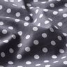 Bavlněný popelín Polka Dots – břidlicově šedá/bílá,  thumbnail number 2