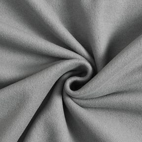 Bavlněný fleece Jednobarevné provedení – šedá, 