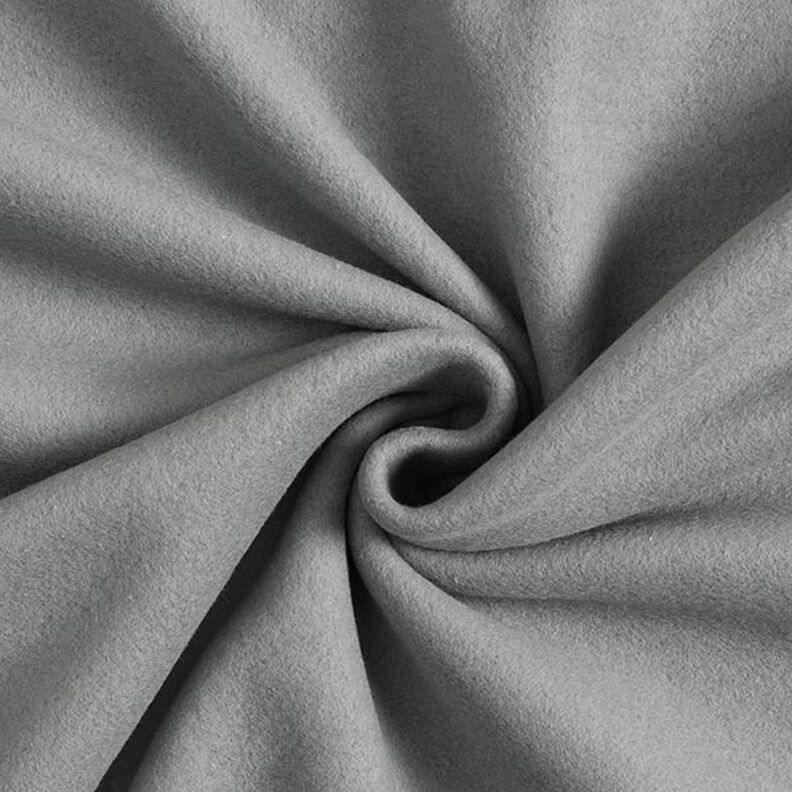 Bavlněný fleece Jednobarevné provedení – šedá,  image number 1