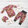 Bavlněný žerzej barevné květiny | Poppy Fabrics – hroznová,  thumbnail number 6