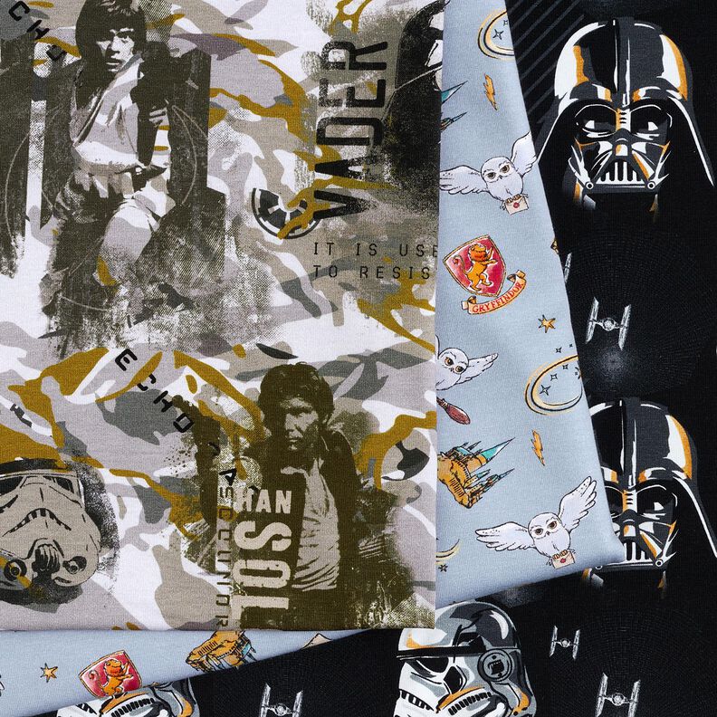 Bavlněný žerzej Stormtrooper | Star Wars – černá, image number 5