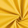 Bavlněný popelín Malé puntíky – hořčicove žlutá/bílá,  thumbnail number 5