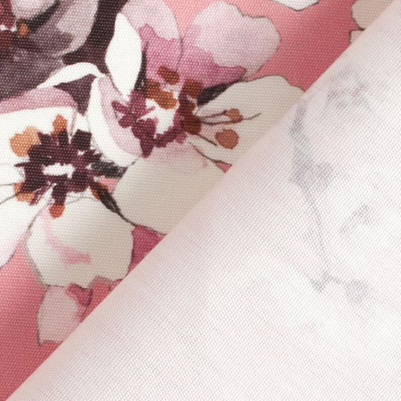 Látka pro venkovní použití Plátno Třešňový květ – světle růžová,  image number 5