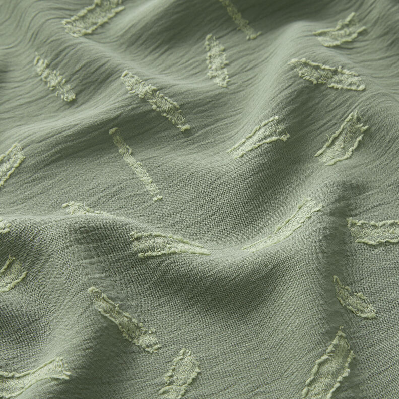 Žakár Dobby pruhy – khaki,  image number 2