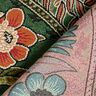 Dekorační látka Gobelín Květinové ornamenty – zelená/světle oranžová,  thumbnail number 4