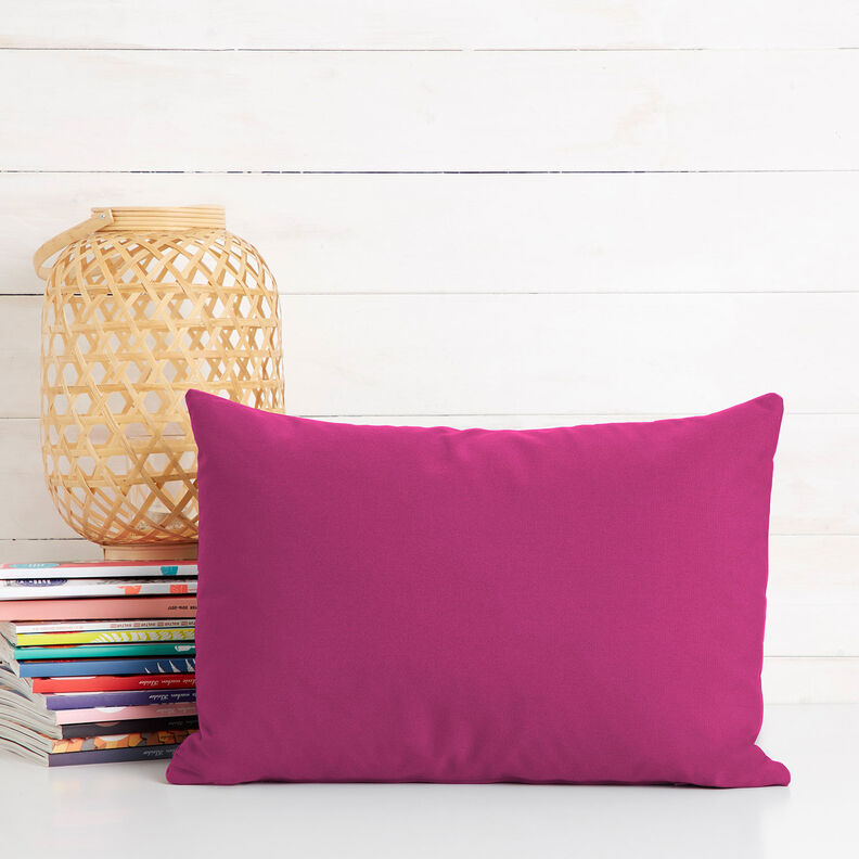 Bavlněná látka Kreton Jednobarevné provedení – purpurová, image number 9