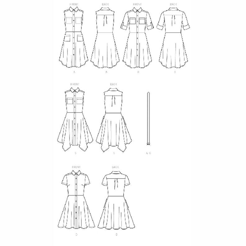 Šaty|Opasek, McCalls | 40 - 48,  image number 9