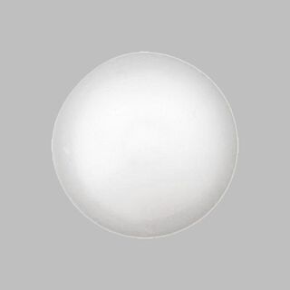 Polyesterový perlový knoflík s leskem - bílá, 