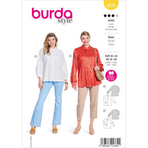 Plus-Size Halenka | Burda 5839 | 44-54, 