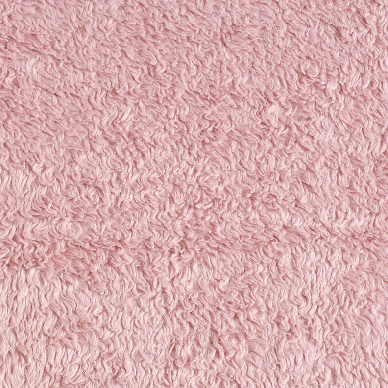 Materiál sherpa Směs s bavlnou Jednobarevné provedení – starorůžová, image number 1