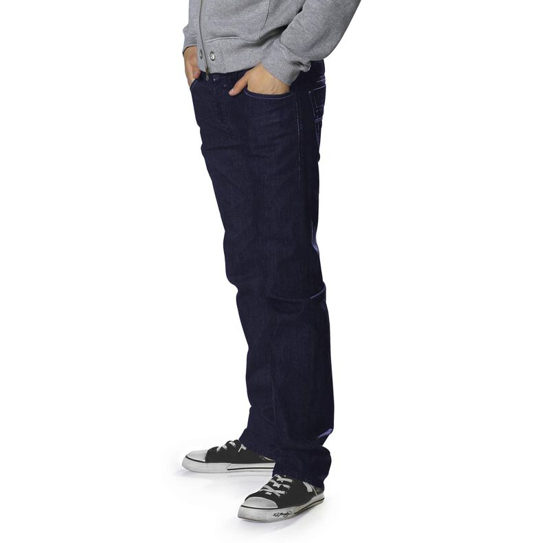 Denim bavlněná směs střední – noční modrá,  image number 7