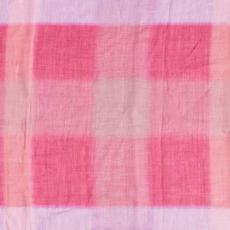 Ramie šifónová batika – výrazná jasně růžová,  image number 2