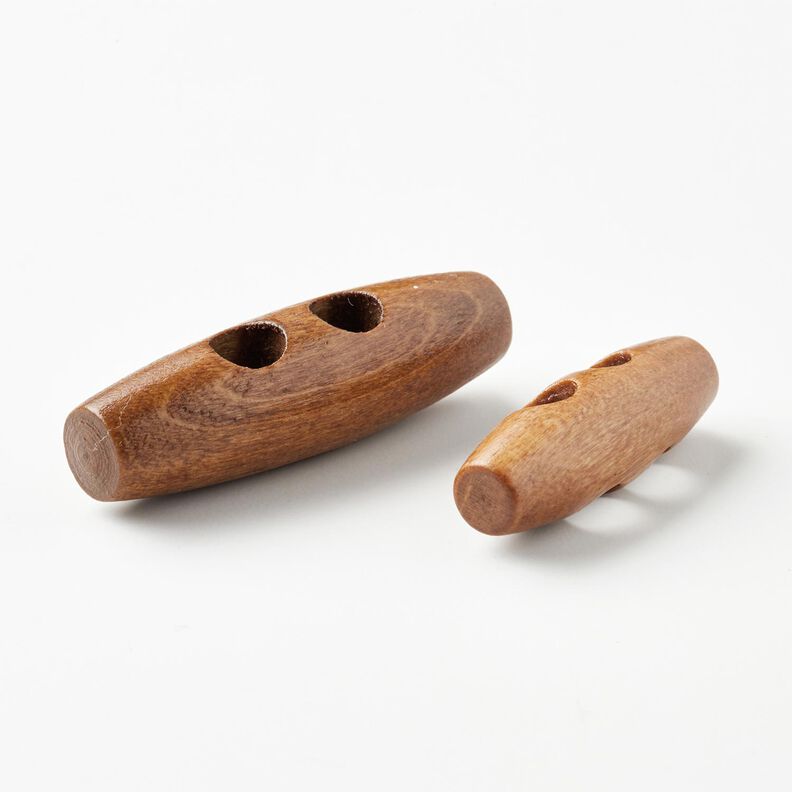 Dřevěný přepínací knoflík [40 mm] – karamelová,  image number 4