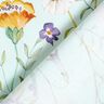 Bavlněná látka Popelín Divoké květiny – světle mátová/levandulová,  thumbnail number 4