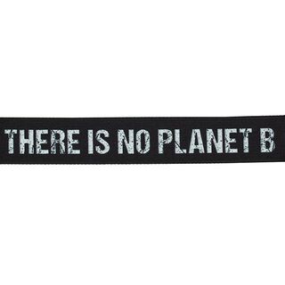 Popruh na tašku There is no Planet B [ Šířka: 40 mm ] – černá/bílá, 