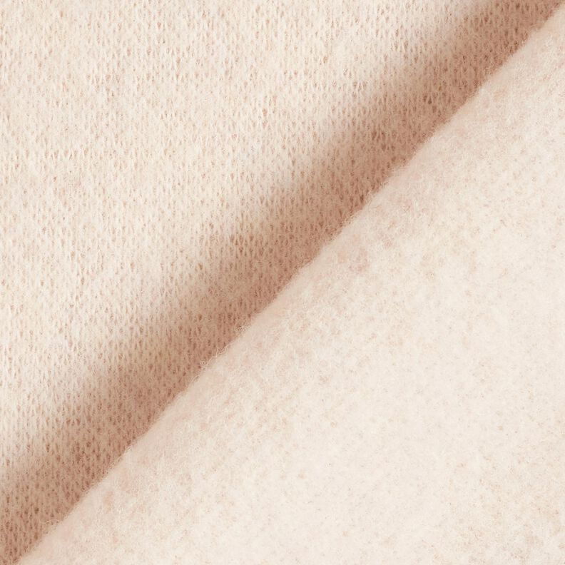 Vlněný fleece z čisté ovčí vlny Jednobarevné provedení – vlněná bílá, image number 3