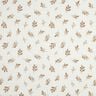 Mušelín / dvojitá mačkaná tkanina Větvičky | Poppy Fabrics – slonová kost/mocca,  thumbnail number 1