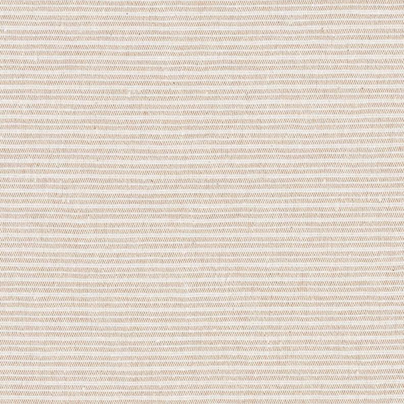 Dekorační látka plátno Jemné proužky, recyklovaná – tmavě béžová,  image number 1