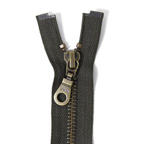 Zip dělitelný | Starožitný kov (078) | YKK, 