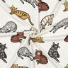 Bavlněný žerzej Kočky | Poppy Fabrics – přírodni/hnědá,  thumbnail number 3