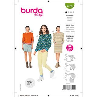 mikina | Burda 6109 | 34-44, 