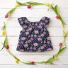 Bavlněný popelín velké luční květiny digitální potisk | Poppy Fabrics – noční modrá,  thumbnail number 6