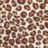 Teplákovina počesaná Leopard | Poppy Fabrics – kremová/tmavě hnědá,  thumbnail number 2