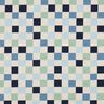 Bavlněný žerzej Károvaná | Poppy Fabrics – přírodni/modrošedá,  thumbnail number 1