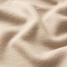 Bavlněný fleece Jednobarevné provedení – mandlová,  thumbnail number 3