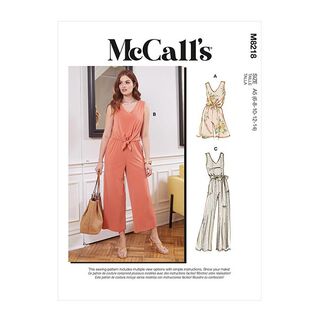 Overal, McCall´s 8218 |42-50, 