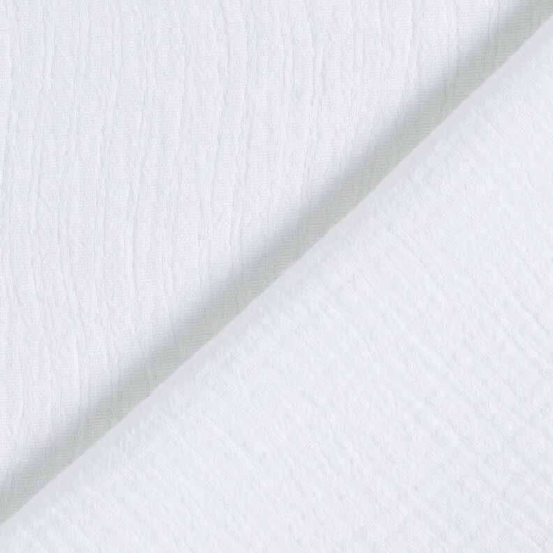Směs lnu a bavlny Žakár Vlnkový vzor – bílá,  image number 1