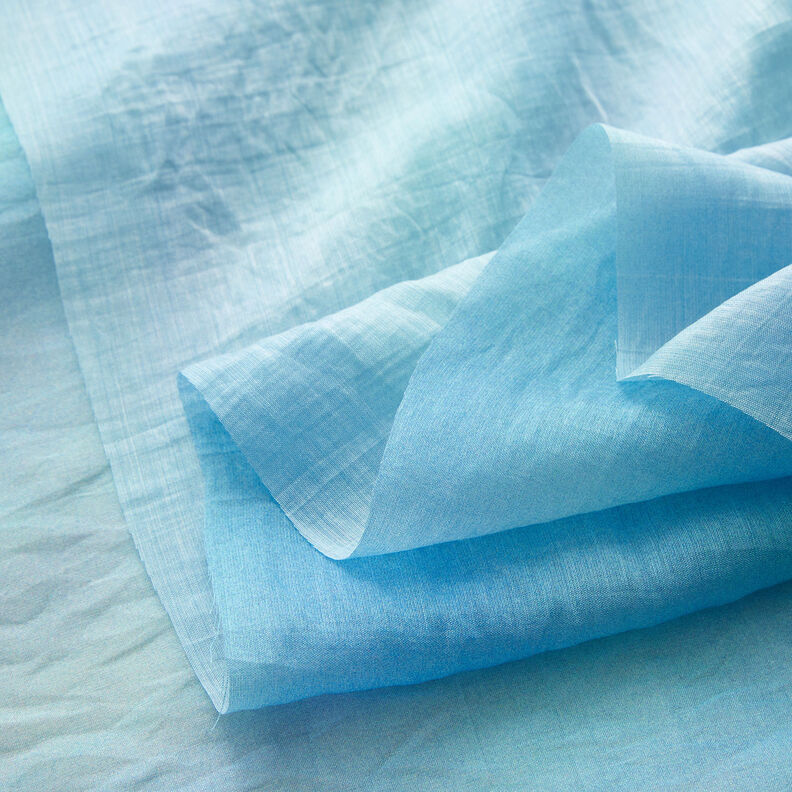 Lehká tencelová batika – modrá aqua,  image number 3