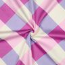 Bavlněný satén Large Gingham | Nerida Hansen – pastelově fialová/vlněná bílá,  thumbnail number 3