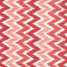 Povrstvená bavlna Ikatový vzor – červená/bílá,  thumbnail number 1